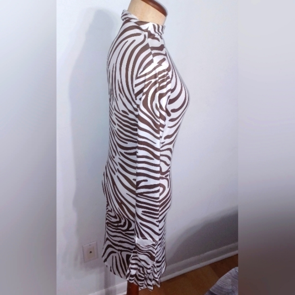 Mz. Exotica π£π₯ -Long Sleeve Mini Dress- W Sz Medium- 6 - Picture 3 of 7